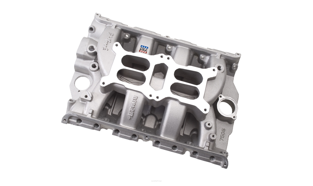 Edelbrock 7505 - Kolektor ssący , RPM AIR-GAP DUAL-QUAD FE 332-428