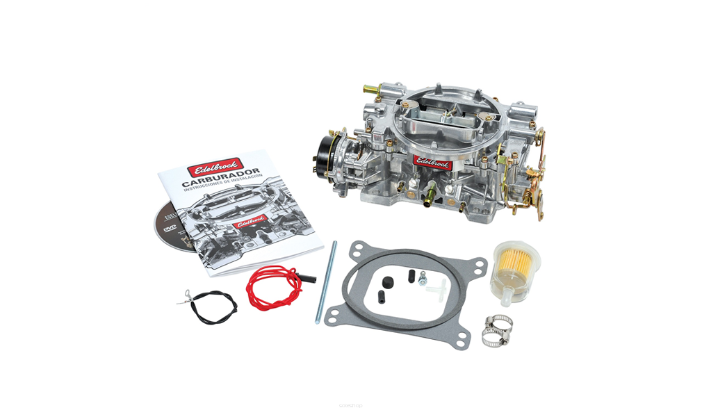 Edelbrock 1403 - Gaźnik, Performer Series, 500cfm, Elektryczne ssanie