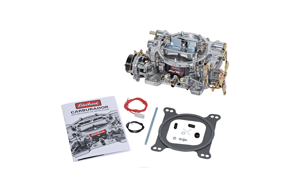 Edelbrock 1901 - Gaźnik AVS2 Series, 500cfm, Elektryczne ssanie