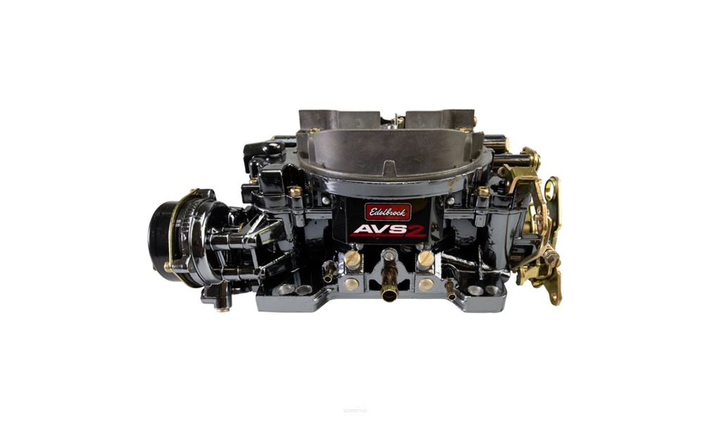 Edelbrock 1906BP - Black Plasma Gaźnik AVS2 Series, 650cfm, Elektryczne ssanie