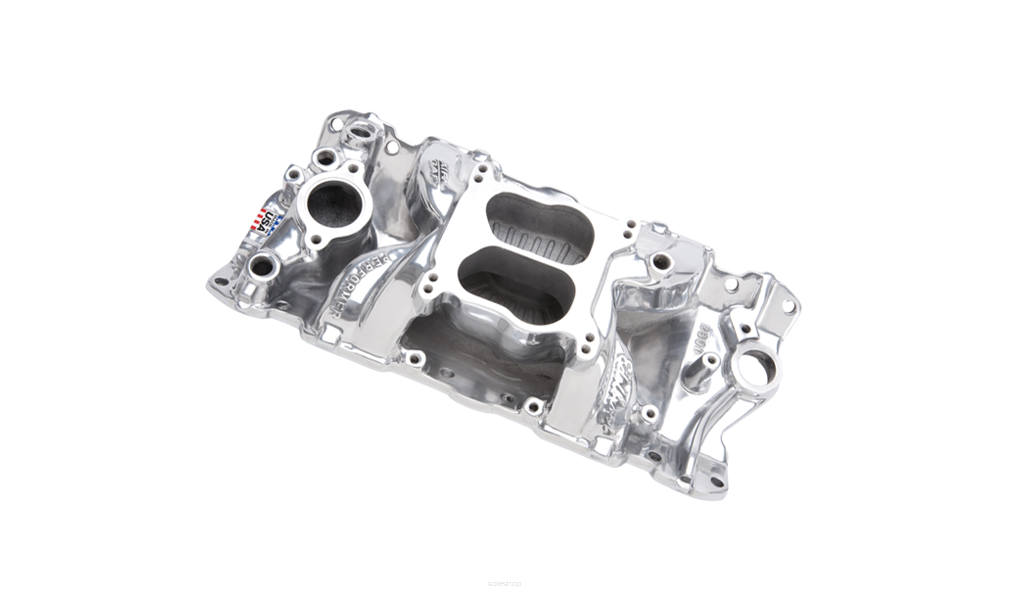 Edelbrock 26011 - Kolektor ssący , Performer  AIR-GAP Chevy 262-400