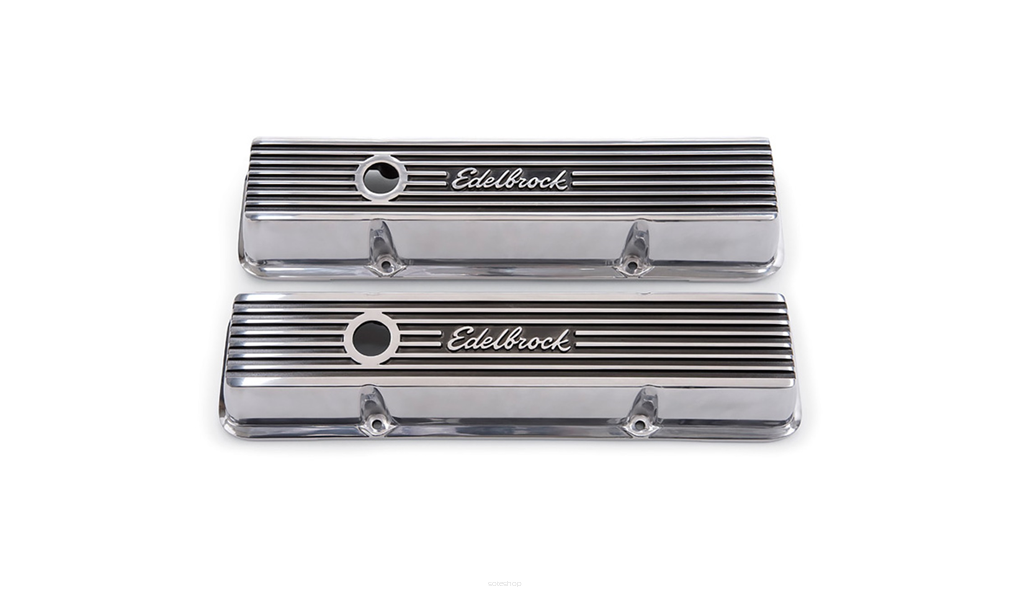 Edelbrock 4262 - Pokrywy zaworów, seria Elite 2, small blok Chevrolet