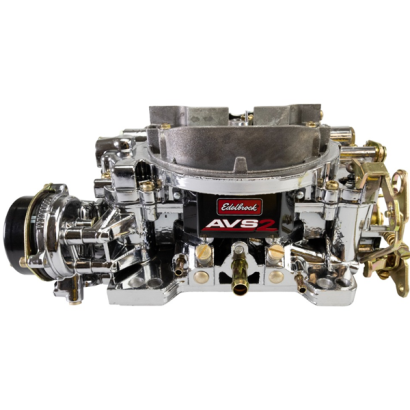 Edelbrock 1906CP - Chrome Plasma Gaźnik AVS2 Series, 650cfm, Elektryczne ssanie