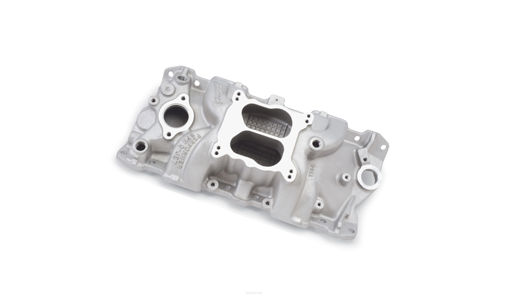 Edelbrock 7104 - Kolektor ssący , Performer RPM  Q-JET Chevy 262-400