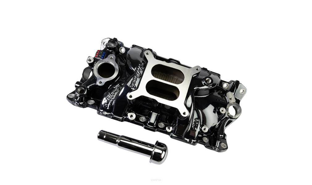 Edelbrock 2703-BP - Kolektor ssący , Performer EPS Chevy 262-400