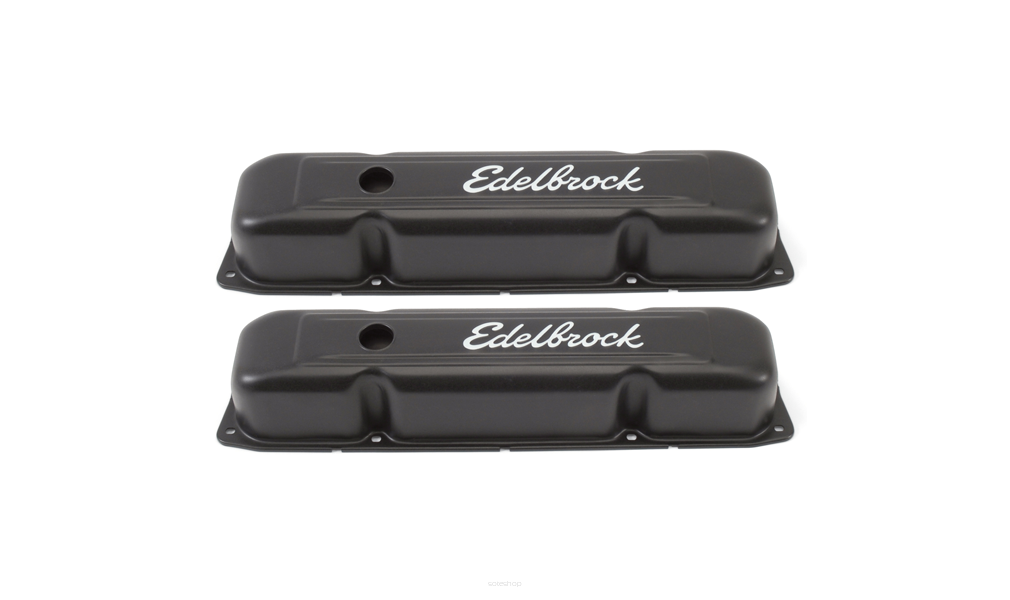 Edelbrock 4493 - Pokrywy zaworów, seria Signature, Chrysler Big Block