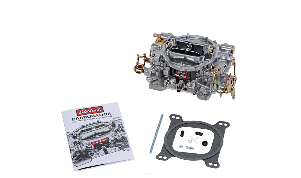 Edelbrock 1915 - Gaźnik Off-Road, AVS 2 Series, 650cfm, Manualne ssanie