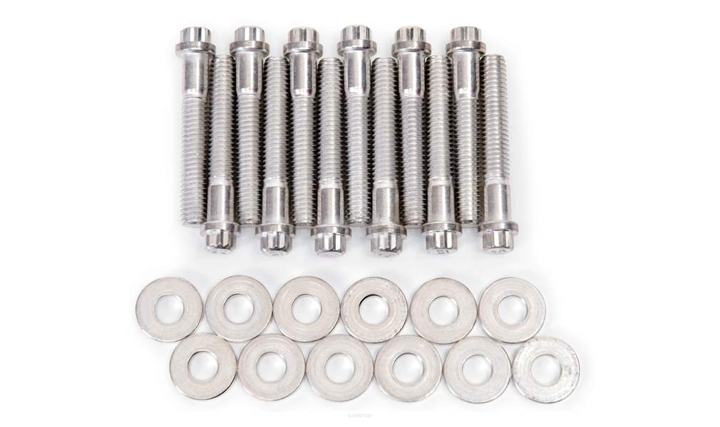 Edelbrock 8524 - Zestaw śrub kolektora ssącego, Ford 260 289 302