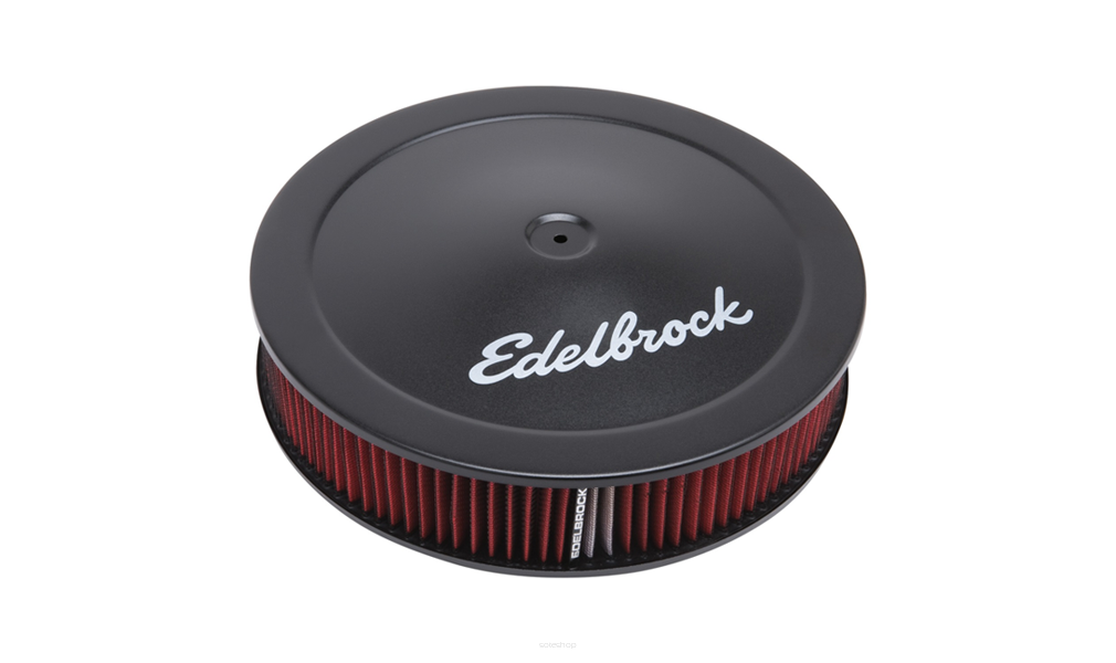 Edelbrock 1225- Filtr powietrza 14 cali,  Deeper Flange