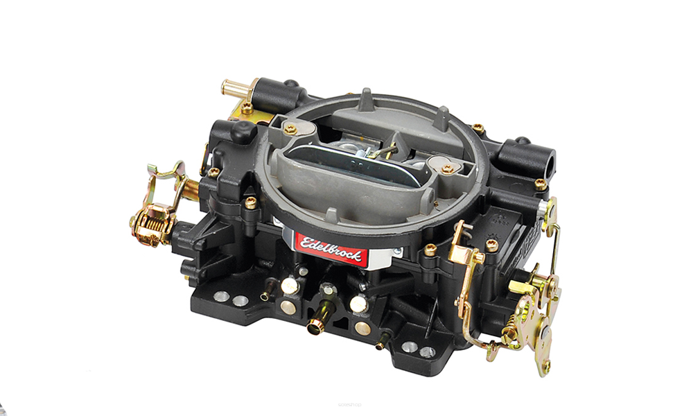 Edelbrock 14053 - Gaźnik, Performer Series, 600cfm, Manualne ssanie- Black