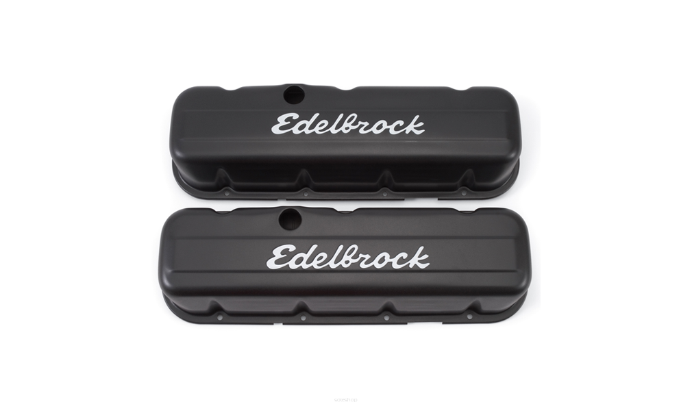 Edelbrock 4683 - Pokrywy zaworów, seria Signature, Chevrolet Big Block