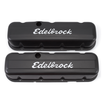 Edelbrock 4683 - Pokrywy zaworów, seria Signature, Chevrolet Big Block