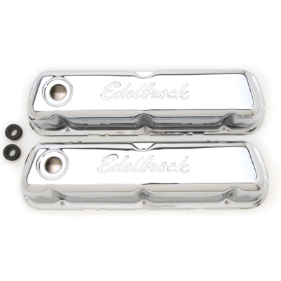 Edelbrock 4460 - Pokrywy zaworów, seria Signature, Ford 260-289-302 351W