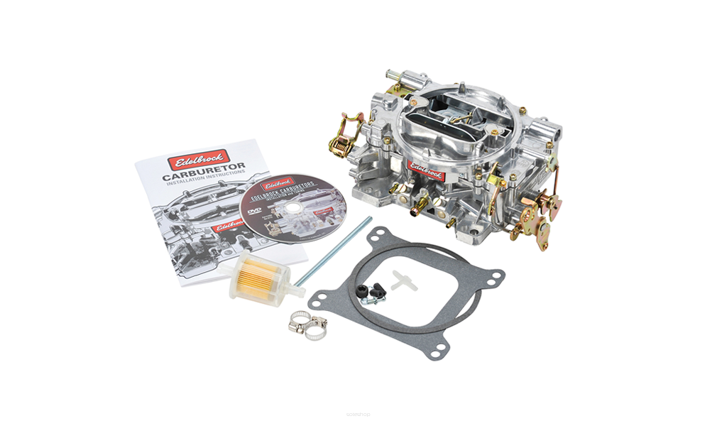 Edelbrock 1404 - Gaźnik, Performer Series, 500cfm Manualne ssanie