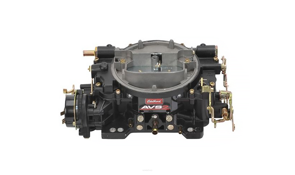 Edelbrock 19063 - Black Gaźnik AVS2 Series, 650cfm, Elektryczne ssanie